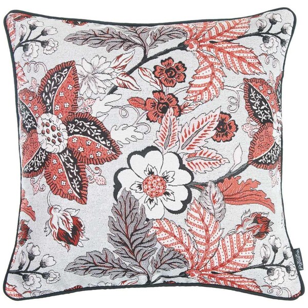 Homeroots 17 x 17 in. Multicolor Jacquard Forest Decorative Throw Pillow Cover 355528 - main